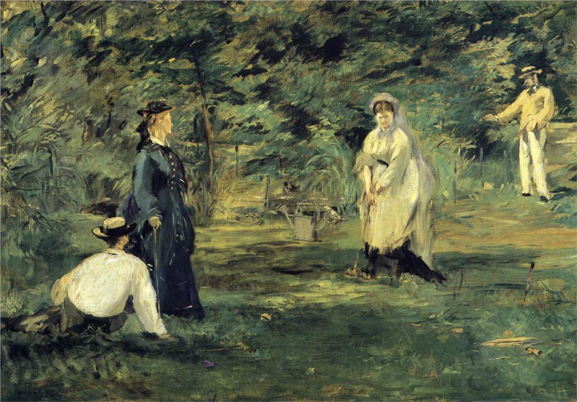 Croquet, 1873 - Edouard Manet Painting